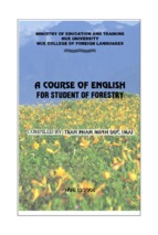 A course of english for student of forestry