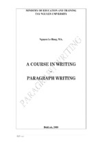 Bài giảng viết ( essay writing) 3 a course in writing   paragraph writing