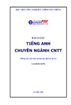 Tiếng anh chuyên ngành cntt (bài giảng)