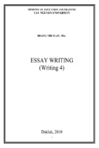 Bài giảng viết ( essay writing) 4