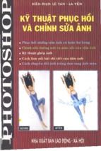 Kĩ thuật phục hồi và chỉnh sửa ảnh