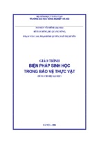 Giáo trình biện pháp sinh học trong bảo vệ thực vật