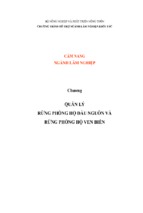 Cẩm nang ngành lâm nghiệp   quản lý rừng phòng hộ đầu nguồn và rừng phòng hộ ven biển ở việt nam