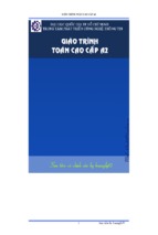 Giáo trinh toán cao cấp a2