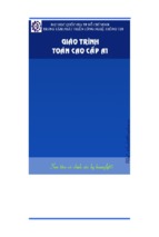 Giáo trình toán cao cấp a1