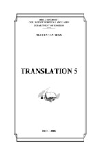 Giáo trình dịch thuật translation 5