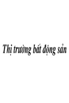 Giáo trình thị trường bất động sản (2)