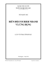 Biến đổi fourier nhanh và ứng dụng   copy