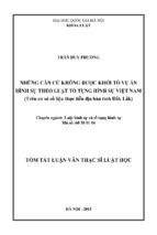 Những căn cứ không được khởi tố vụ án hình sự theo luật tố tụng hình sự việt nam (trên cơ sở số liệu thực tiễn địa bàn tỉnh đắk lắk)