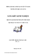  skkn mot so bien phap giup hoc sinh lop 2 viet duoc mot doan van ngan tu 3 den 5 cau