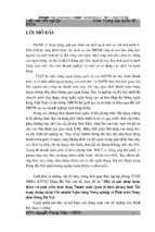 Một số giải pháp hoàn thiện và phát triển hoạt động thanh toán quốc tế theo phương thức tín dụng chứng từ tại chi nhánh ngân hàng nông nghiệp và phát triển nông thôn đông hà nội