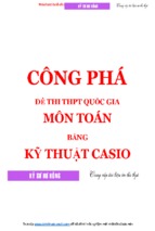 Công phá đề thi thử quốc gia môn toán bằng máy tính casio   lâm hữu minh