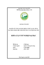 Nghiên cứu tính đa dạng khu hệ thú tại khu rừng đặc dụng cham chu làm cở đề xuất giải pháp bảo tồn