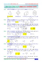 trắc nghiệm ôn tập tổng hợp hình học không gian