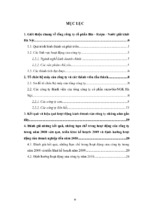 Báo cáo thực tập tổng hợp tại công ty cổ phần bia   rượu   nước giải khát hà nội.