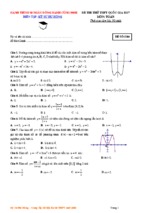 đề thi thử thpt quốc gia mới nhất môn toán