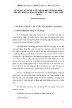 Một số vấn đề về tổ chức bộ máy văn phòng nhằm từng bước nâng cao hiệu quả quản lý tại công ty may chiến thắng