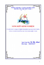 Từ kiến thức cơ bản về diện tích hình tam giác phát triển, nâng cao để bồi dưỡng học sinh năng khiếu toán