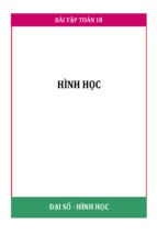 Bài tập trắc nghiệm HÌNH HỌC lớp 10