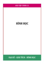 Bài tập trắc nghiệm HÌNH HỌC lớp 11