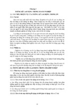 THỐNG KÊ LAO ĐỘNG TRONG DOANH NGHIỆP 
