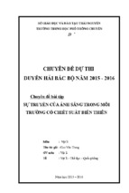 Bồi dưỡng học sinh giỏi môn vật lý thpt chuyên đề sự truyền của ánh sáng trong môi trường có chiết suất biến thiên