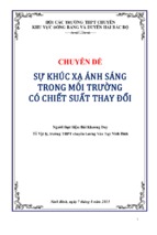 Bồi dưỡng học sinh giỏi môn vật lý thpt chuyên đề sự khúc xạ ánh sáng trong môi trường có chiết suất thay đổi