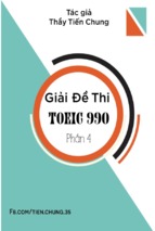 Giải chi tiết đề thi toeic 990 