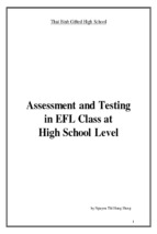 Bồi dưỡng học sinh giỏi tiếng anh thpt chuyên đề assessment and testing in efl class at high school level