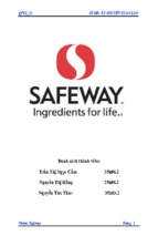 Quản trị chiến lược công ty safeway