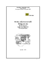 Tài liệu chuẩn đoán kỹ thuật động cơ ô tô