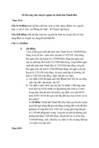 đề thi công chức chuyên ngành tài chính tỉnh thanh hóa các năm