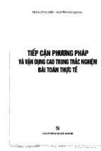 Tiếp cận phương pháp và vận dụng cao trong bài toán trắc nghiệm thực tế 