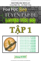 Đề thi thử thpt quốc gia môn Hóa học