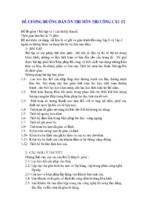 đề cương hướng dẫn ôn thi môn thi công cầu f2