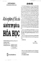 Kinh nghiệm và tiểu sảo giải đề thi thpt quốc gia môn hoá học