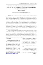 các yếu tố ảnh hưởng đến hiệu quả sử dụng internet trong giảng dạy học tập và nghiên cứu tại trường đại học khoa học xã hội và nhân văn tp Hồ Chí Minh