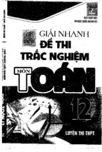 [VIP] Thủ thuật giải nhanh đề thi trắc nghiệm toán 12 - Nguyễn Phú Khánh