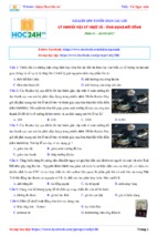 Tuyển chọn những câu trắc nghiệm lý thuyết thực tế môn vật lý
