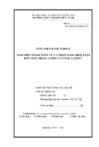 Skkn giải một số bài toán về va chạm bằng định luật bảo toàn động lượng và năng lượng