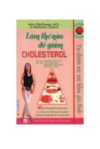 Làm thế nào để giảm cholesterol