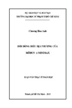 đối đồng điều địa phƣơng của môđun  minimax