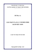 Giải chập của p(x y) với phân phối sai số siêu trơn