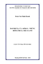 Bao nội xạ của môđun   những hình ảnh cụ thể của nó