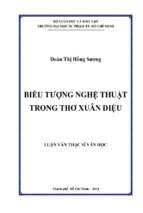 Biểu tượng nghệ thuật trong thơ xuân diệu