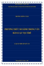 Phương thức so sánh trong văn bản luật tục êđê