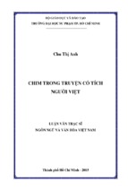 Chim trong truyện cổ tích người việt