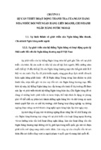 Hoạt động thanh tra của ngân hàng nhà nước đối với ngân hàng liên doanh, chi nhánh ngân hàng nước ngoài