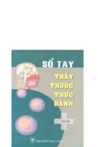 SỔ TAY THẦY THUỐC THỰC HÀNH TẬP 2