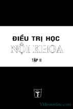 ĐIỀU TRỊ HỌC NỘI KHOA TẬP 2